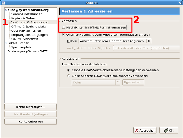 Image verfassen