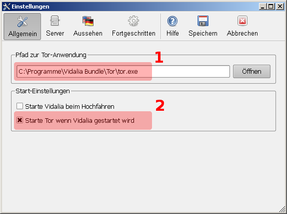 Image vidalia_einstellungen_allgemein